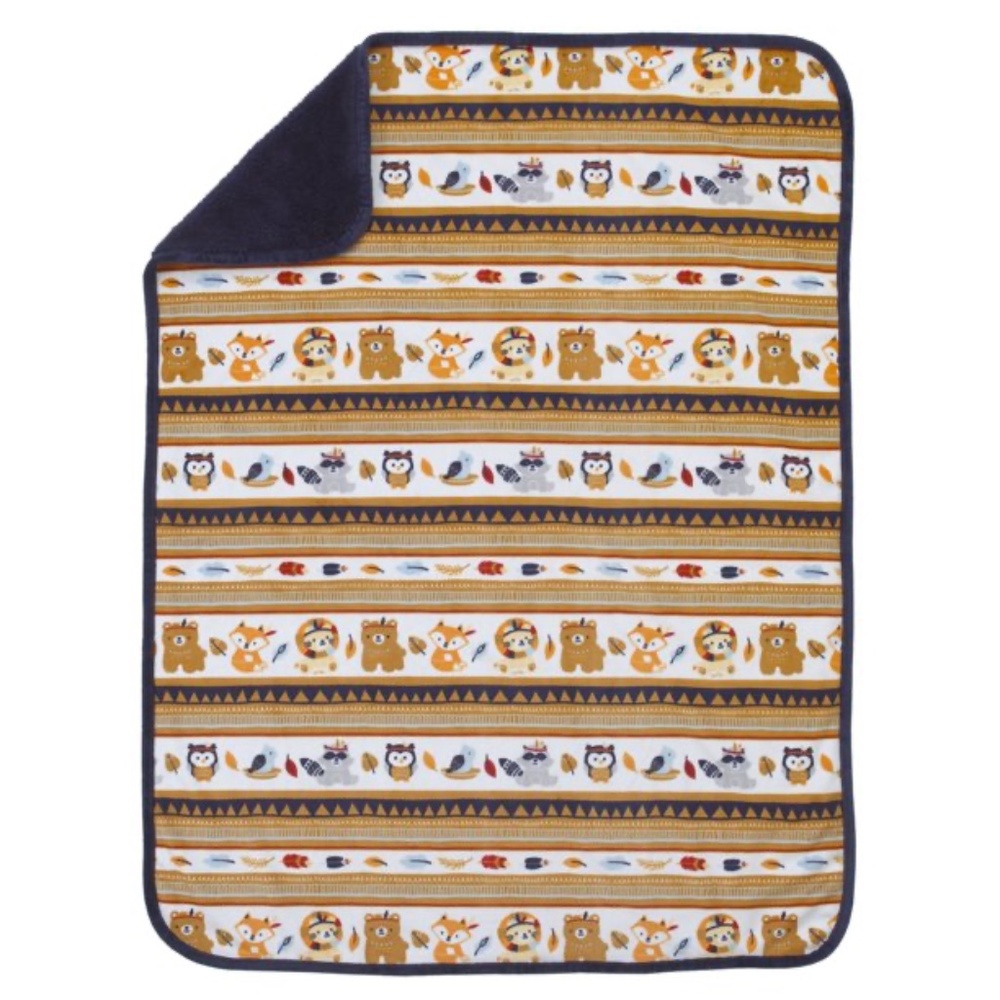 NoJo Aztec Forest Super Soft Baby Blanket